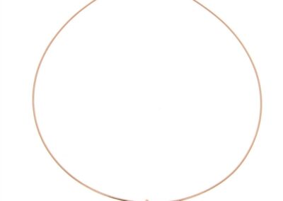 WDNAG056 - Necklace Pink Shiny brown dust