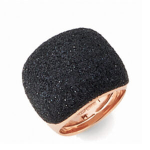 WPLVA116 - Ring Pink Shiny black dust