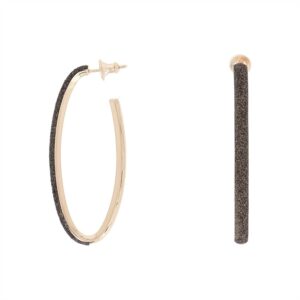 WPLVO1249 - Earrings Pink Shiny brown dust