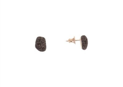 WPLVO1501 - Earrings Pink Shiny brown dust